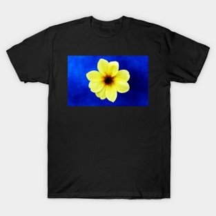 Yellow Dahlia Flower T-Shirt